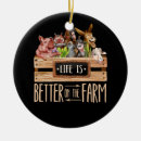 Search for farm animal ornaments Cute