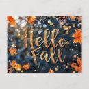 Search for fall flowers postcards Leaves