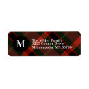 Search for tartan return address labels Classic