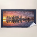 Recherche de new york serviettes de plage Skyline