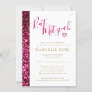 Search for pink stripe invitations Glitter