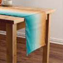 Search for teal table runners Ombre