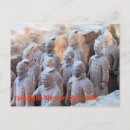Recherche de chinois pour le guerrier cartes postales Terracotta