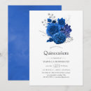 Search for royal blue silver birthday invitations Roses