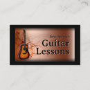 Recherche de professeur guitare cartes visite Enseignant
