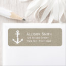 Search for rustic nautical return address labels Sailing