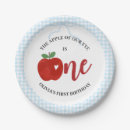 Search for blue gingham plates For kids