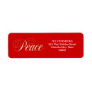 Search for peaceful return address labels Classic