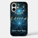 Search for spider in web iphone cases Blue