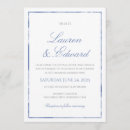 Search for cornflower wedding invitations Simple