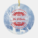 Search for winter scene ornaments Tree