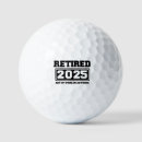 Search for funny retirement golf balls Not my problem anymore