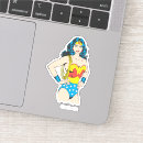 Search for vintage comics stickers Wonder woman