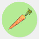 Search for carrot orange stickers Vegetarian