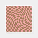 Search for brown plaid napkins Retro