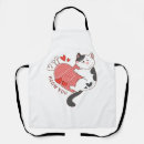 Search for funny valentines day aprons Cat