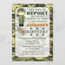 Search for report invitations Report for duty
