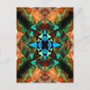 Recherche de motif graphique cartes postales Batik