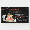 Search for trick or treat outdoor signs Watercolor