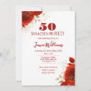 Search for red and gold 50th birthday invitations Fabulous
