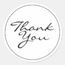 Search for black and white thank you stickers Simple