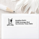 Search for bull terrier dog return address labels Dogs
