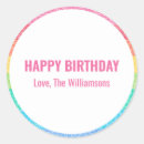 Search for happy birthday from stickers Pink