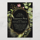 Search for wreath engagement party invitations Watercolor