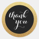 Search for black gold glitter thank you stickers Sweet 16