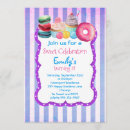 Search for pink purple cupcake birthday invitations Sweets