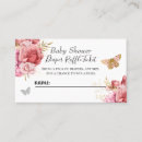 Search for butterfly baby shower diaper raffle Whimsical