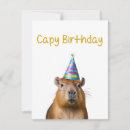 Search for funny pig birthday cards Capybara