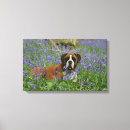Search for bluebell canvas prints Dog