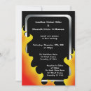 Recherche de flames wedding invitations Motard