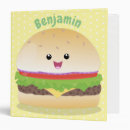 Search for hamburger binders Cute