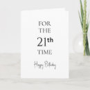 Search for 21st birthday cards Turning 21