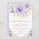 Recherche de lilac bridal shower invitations Rose