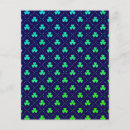 Search for leaves pattern flyers Green