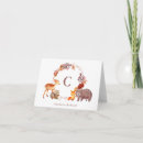 Search for animal note cards Rustic