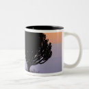 Recherche de arbres silhouette tasses Matin