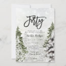 Search for christmas 40th birthday invitations Winter