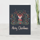 Search for deer christmas cards Wreath
