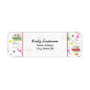 Search for patterned return address labels Vintage