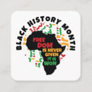 Search for black history business cards Month