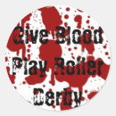 Search for roller derby stickers Red