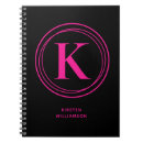 Search for pink and black notebooks Girly