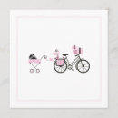 Search for bicycle baby shower invitations Pink