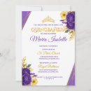 Search for lavender quinceanera invitations Digital