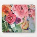 Search for pansies mousepads Watercolor