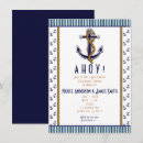 Recherche de ancre blanche invitations Élégant